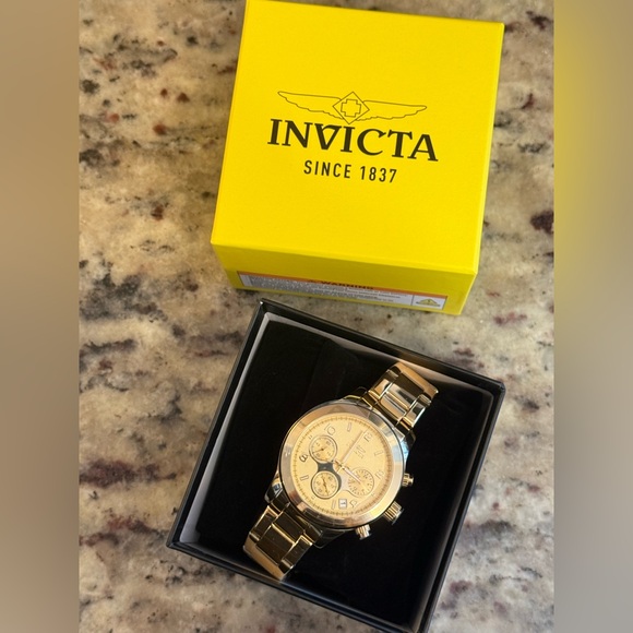 Invicta Accessories - NWT in box Invicta Gold angel 38mm Women's Watch